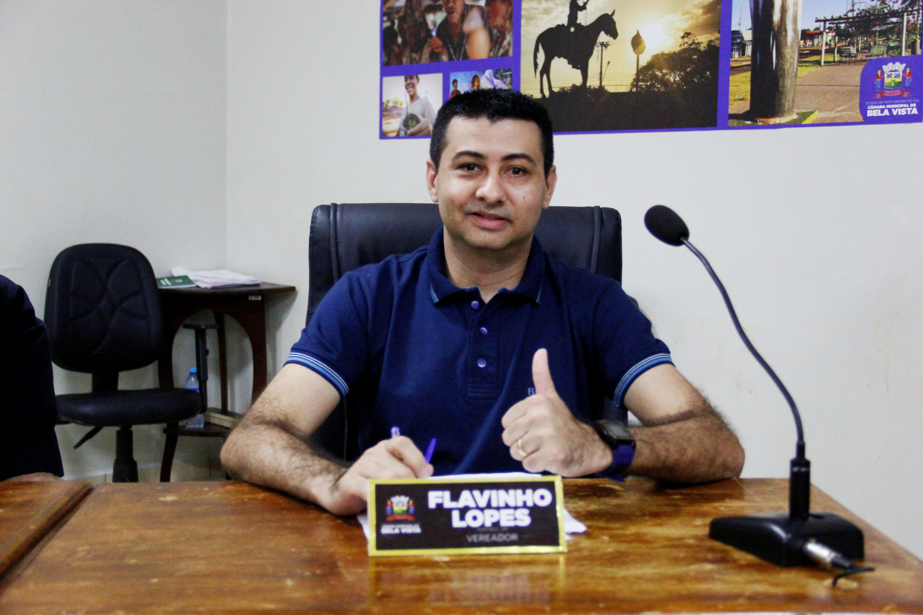 Vereador Flavinho Lopes solicita recuperação de trecho da MS-384 – entre Bela Vista – Antônio João
